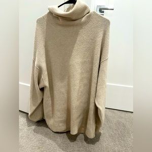 Free People Turtleneck Oversized Sweater